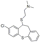 8-클로로-10-[[2-(디메틸아미노)에틸]티오]-10,11-디히드로디벤조[b,f]티에핀 구조식 이미지