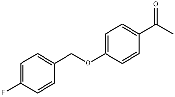 4'-(4-FLUOROBENZYLOXY)ACETOPHENONE Structure