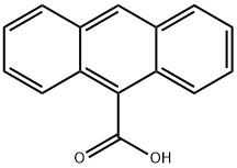 Anthracene-9-carboxylic acid 구조식 이미지