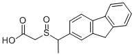 (1-(2-Fluorenyl)-aethylsulfinyl)essigsaeure [German] Structure