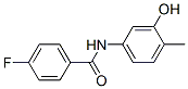 벤즈아미드,4-플루오로-N-(3-히드록시-4-메틸페닐)-(9CI) 구조식 이미지