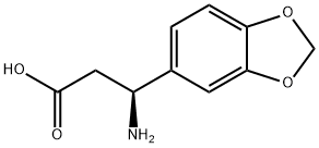 (S)-3-AMINO-3-(3,4-METHYLENEDIOXYPHENYL)PROPIONIC ACID Structure