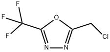2-클로로메틸-5-트리플루오로메틸-[1,3,4]옥사디아졸 구조식 이미지