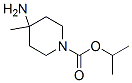 1-Piperidinecarboxylicacid,4-amino-4-methyl-,1-methylethylester(9CI) 구조식 이미지