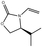 2-Oxazolidinone,3-ethenyl-4-(1-methylethyl)-,(4S)-(9CI) 구조식 이미지