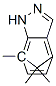 7,8,8-trimethyl-4,7-methano-1H-indazole Structure