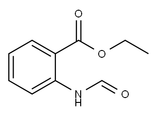 Benzoic acid, 2-(formylamino)-, ethyl ester (9CI) Structure