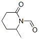 1-피페리딘카르복스알데히드,2-메틸-6-옥소-(9CI) 구조식 이미지