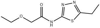 Acetamide, 2-ethoxy-N-(5-ethyl-1,3,4-thiadiazol-2-yl)- (9CI) Structure