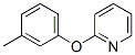 (3-Methylphenoxy)pyridine Structure