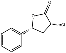 cis-3-chlorodihydro-5-phenylfuran-2(3H)-one Structure