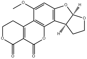 AFLATOXIN G2 구조식 이미지