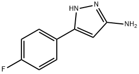 5-(4-FLUOROPHENYL)-2H-PYRAZOL-3-YLAMINE 구조식 이미지