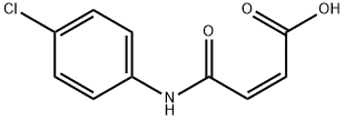 N-(4-CHLOROPHENYL)MALEAMIC ACID 구조식 이미지