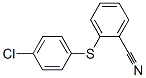 2-[(4-chlorophenyl)thio]benzonitrile Structure