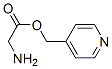 글리신,4-피리디닐메틸에스테르(9CI) 구조식 이미지