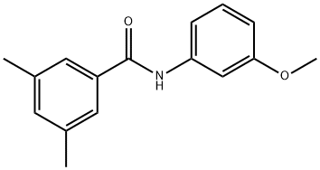 Benzamide, N-(3-methoxyphenyl)-3,5-dimethyl- (9CI) Structure