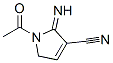 1H-Pyrrole-3-carbonitrile, 1-acetyl-2,5-dihydro-2-imino- (9CI) 구조식 이미지