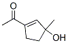 Ethanone, 1-(3-hydroxy-3-methyl-1-cyclopenten-1-yl)- (9CI) Structure