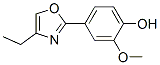 Phenol, 4-(4-ethyl-2-oxazolyl)-2-methoxy- (9CI) Structure