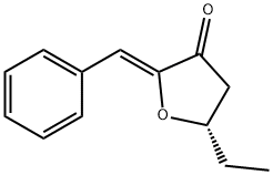 3(2H)-Furanone,5-ethyldihydro-2-(phenylmethylene)-,(2Z,5S)-(9CI) 구조식 이미지