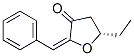 3(2H)-Furanone,5-ethyldihydro-2-(phenylmethylene)-,(2E,5S)-(9CI) 구조식 이미지