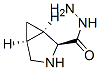 3-Azabicyclo[3.1.0]hexane-2-carboxylicacid,hydrazide,[1R-(1alpha,2beta,5alpha)]-(9CI) 구조식 이미지