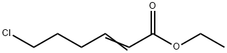 6-CHLORO-TRANS-2-헥세노산에틸에스테르 구조식 이미지