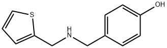 Phenol, 4-[[(2-thienylmethyl)amino]methyl]- 구조식 이미지