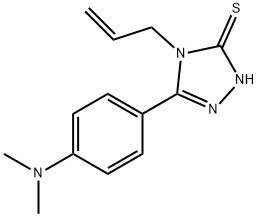 4-ALLYL-5-[4-(DIMETHYLAMINO)PHENYL]-4H-1,2,4-TRIAZOLE-3-THIOL Structure