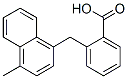 2-[(4-methylnaphthalen-1-yl)methyl]benzoic acid Structure
