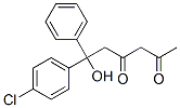 6-(4-chlorophenyl)-6-hydroxy-6-phenyl-hexane-2,4-dione 구조식 이미지