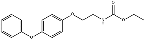 Ethyl 2-(4-phenoxyphenoxy)ethylcarbamate 구조식 이미지