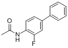 3-FLUORO-4-ACETYLAMINOBIPHENYL Structure