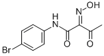 N-(4-BROMO-PHENYL)-2-HYDROXYIMINO-3-OXO-BUTYRAMIDE Structure