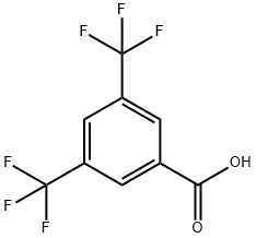 3,5-Bis(trifluoromethyl)benzoic acid Structure