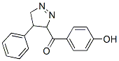 (4-hydroxyphenyl)-(4-phenyl-4,5-dihydro-3H-pyrazol-3-yl)methanone Structure