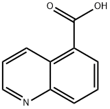 Quinoline-5-carboxylic acid 구조식 이미지