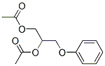 3-phenoxypropylene di(acetate)  Structure