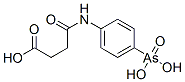 3-[(4-arsonophenyl)carbamoyl]propanoic acid Structure