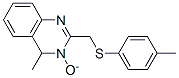 4-methyl-2-[(4-methylphenyl)sulfanylmethyl]-3-oxido-quinazoline Structure