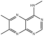 Pteridine, 6,7-dimethyl-4-(methylamino)- (6CI,8CI) Structure