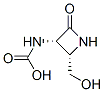 카르밤산,[2-(히드록시메틸)-4-옥소-3-아제티디닐]-,(2S-시스)-(9CI) 구조식 이미지