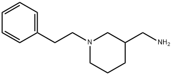 1-(2-PHENYLETHYL)PIPERIDIN-3-YL]METHYLAMINE Structure