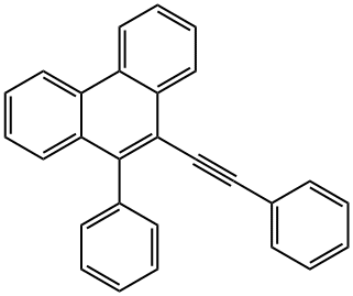 9-페닐-10-페닐에티닐페난트렌 구조식 이미지