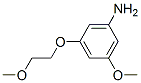 Benzenamine, 3-methoxy-5-(2-methoxyethoxy)- (9CI) Structure