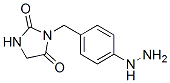 2,4-Imidazolidinedione, 3-[(4-hydrazinophenyl)methyl]- (9CI) Structure