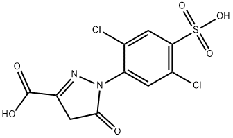 1-(2:5-Dichloro-4-Sulphophenyl) -3- Methyl -5- Pyrazolone Structure