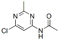N-(6-chloro-2-methyl-pyrimidin-4-yl)acetamide Structure