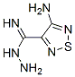 1,2,5-Thiadiazole-3-carboximidic  acid,  4-amino-,  hydrazide 구조식 이미지